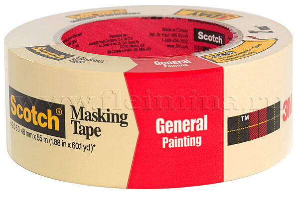 Малярный скотч (крепп)