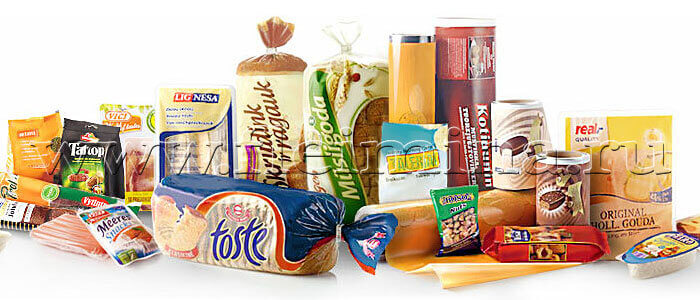 Различные виды упаковки