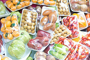 Полимерная упаковка продуктов